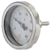 Røgtermometer Rustfri Stål - Kort føler 40mm